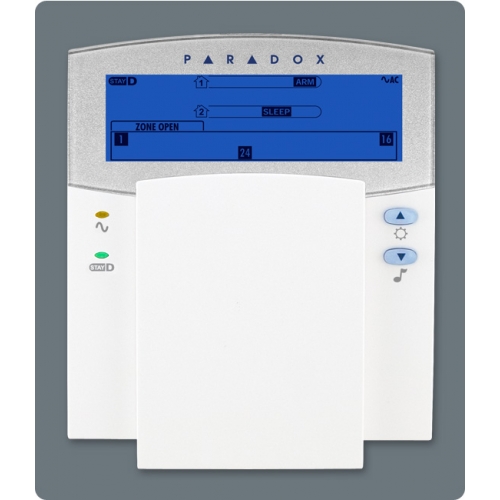 Paradox K35 32 zonų ikoninė LCD klaviatūra - Image 3