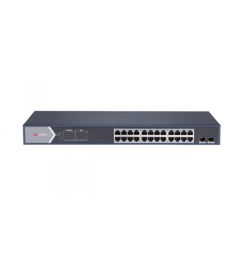 Hikvision DS-3E1526P-SI, 26 prievadų, 24 PoE tinklo komutatorius