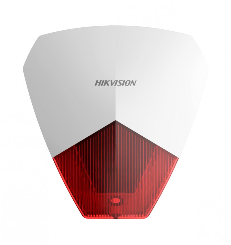 Hikvision DS-PS1-R, lauko sirena (raudona)