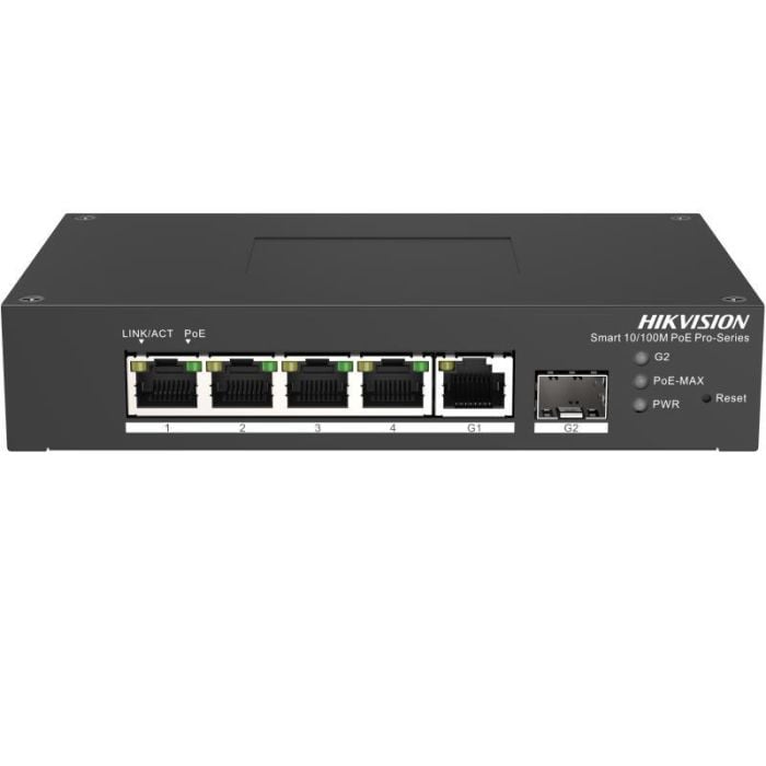 18 prievadų, 16 PoE komutatorius Hikvision DS-3E0318P-E(C)